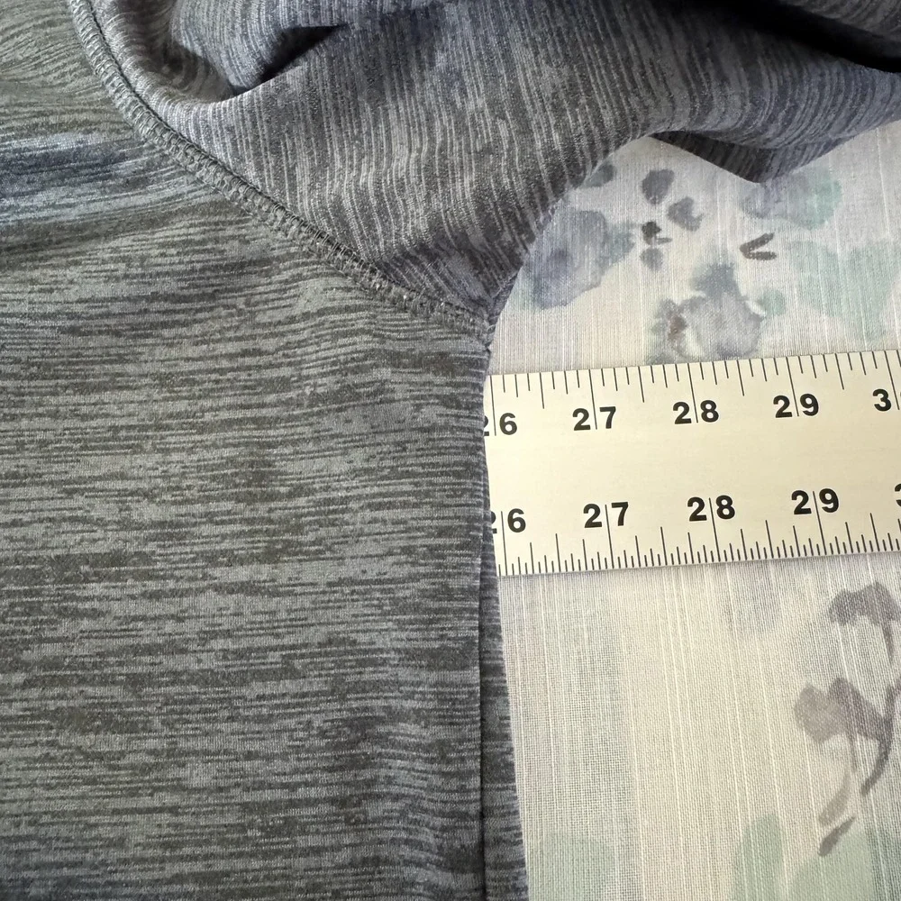 Eddie Bauer Pullover Mens XL Gray 1/4 Zip Fleece Hiking Outdoor Top Layer‎